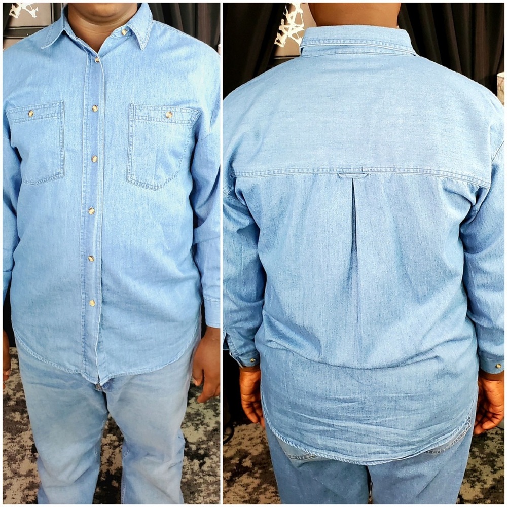 Mens denim shirt